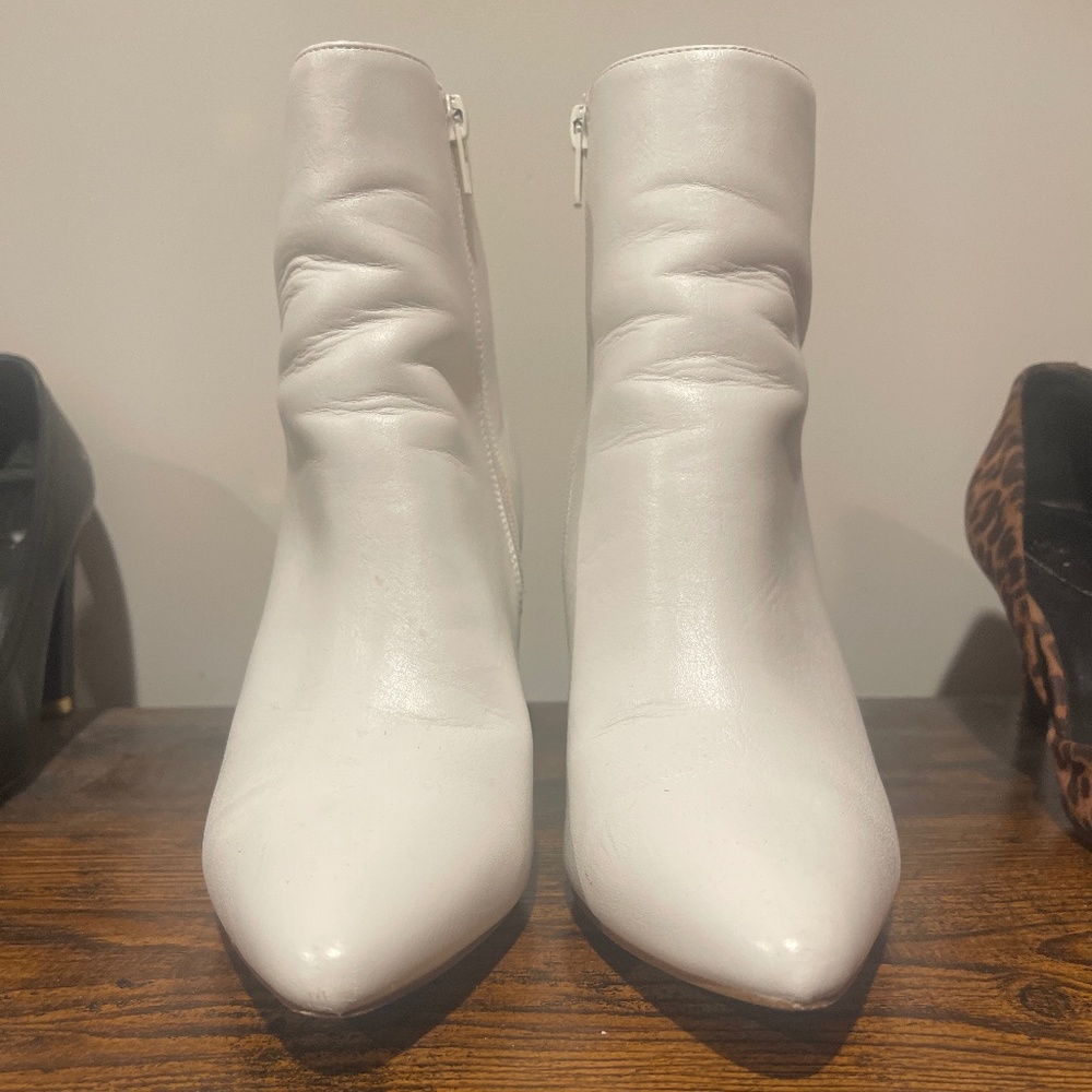White Madden Girl boots 8.5